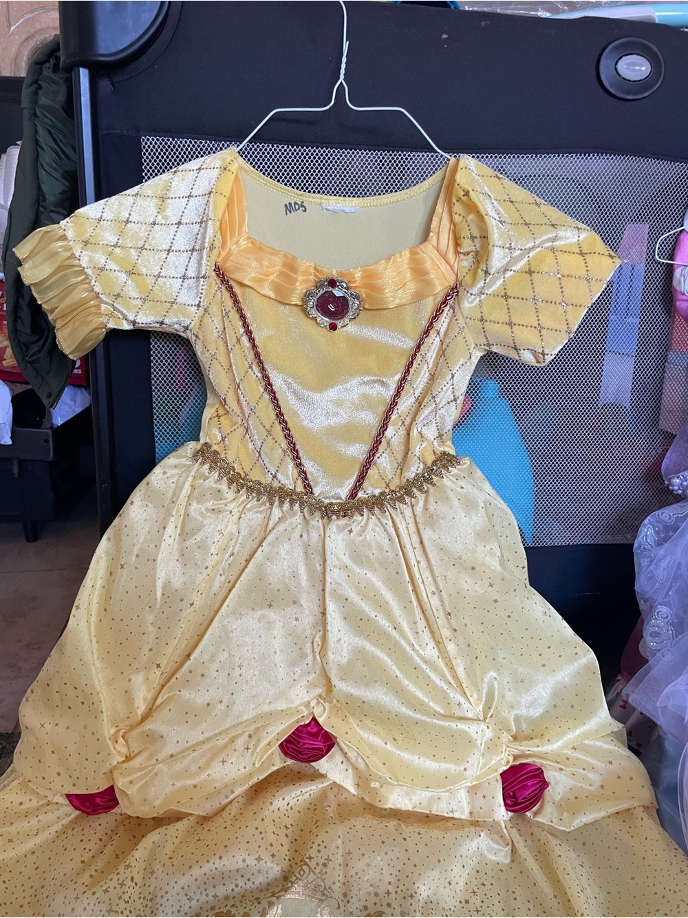 Princess Belle Costume Dress for Kids - Classic Fairy Tale gown